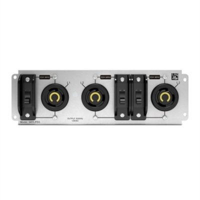 Schneider Electric Backplate Kit with 3x NEMA L5-30R Outlets