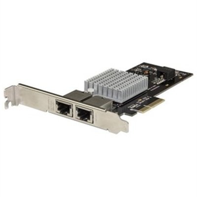 StarTech.com Dual Port 10G PCIe Network Adapter Card Intel-X550AT 10GBASE-T PCI Express 10GbE NIC