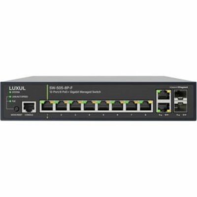 Luxul - Switch - managed - 12 ports - rack-mountable