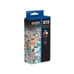 Epson 215 - 2-pack - black, color (cyan, magenta, yellow) - original - ink cartridge