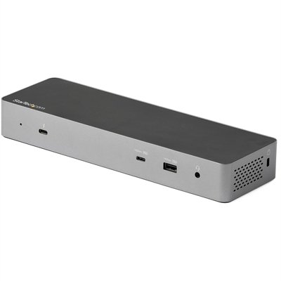 StarTech.com Thunderbolt 3 Dock w/ USB-C Compatibility - Dual 4K 60Hz DP 1.4 or HDMI - 1x8K - 96W PD