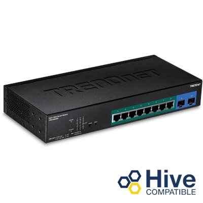 10Port Ggbit WbSmrt PoE Switch