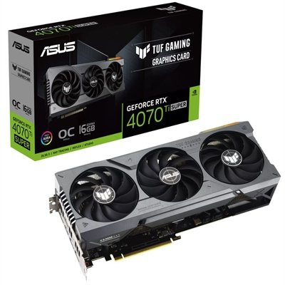 ASUS TUF Gaming GeForce RTX 4070 Ti SUPER 16GB - OC Edition - graphics card - GeForce RTX 4070 Ti Super - 16 GB