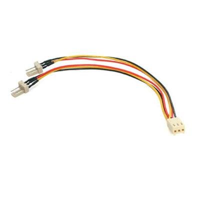 StarTech.com 6 in TX3 Fan Power Splitter Cable - Power Y Cable