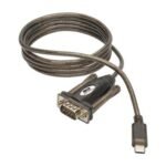 Tripp Lite USB 2.0 USB-C to DB9 Adapter Cable USB-C to RS-232 M/M 5' 5ft - serial adapter - USB-C - RS-232