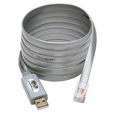 Tripp Lite USB to RJ45 Cisco Serial Rollover Cable, USB Type-A to RJ45 M/M, 6 ft - serial adapter - USB