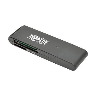 Tripp Lite USB 3.0 SuperSpeed SD / Micro SD Adapter, Memory Card Reader - card reader - USB 3.0