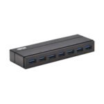 Tripp Lite 7-Port USB-A Mini Hub - USB 3.2 Gen 1, International Plug Adapters - hub - 7 ports