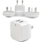 StarTech.com Dual Port USB Wall Charger 17W/3.4A – Travel Charger 110V/220V