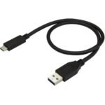 StarTech.com 0.5 m USB to USB C Cable - M/M - USB 3.1 (10Gbps) - USB A to C