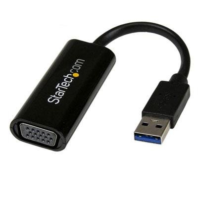 StarTech.com Slim USB 3.0 to VGA Adapter - Monitor External Graphics Card