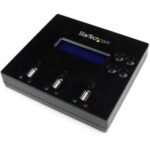 StarTech.com Standalone 1 to 2 USB Thumb Drive Duplicator/Eraser, Flash Drive Copy, Cloner/Sanitizer