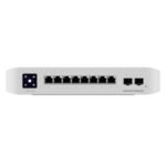 Ubiquiti Professional 8 PoE - Switch - L3 - managed - 8 x GbE + 2 x 10 Gigabit SFP+ - desktop - PoE+ (120 W)