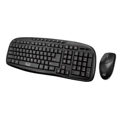 Adesso WKB-1330CB - keyboard and mouse set - QWERTY - US