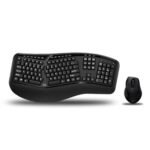 Adesso Tru-Form Media 1500 - keyboard and mouse set - US - black