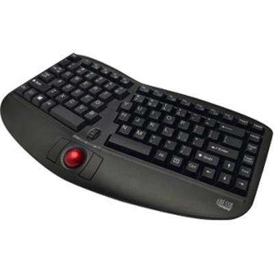 Adesso Tru-Form Media WKB-3150UB - keyboard - with trackball, scroll wheel - US