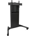 Chief Fusion Ultrawide X-Large Height Adjustable Mobile TV Cart - For Displays 55-100" - Black