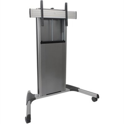 Chief Fusion Ultrawide Mobile Display Cart - For Displays 55-100" - Silver