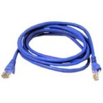 Belkin Cat6 7ft Blue Ethernet UTP Patch Cable, Snagless, Molded, RJ45, M/M, 7'