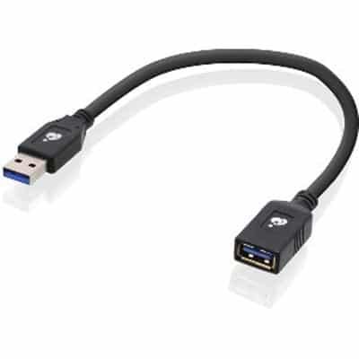 IOGEAR's USB 3.0 Type A Male to Female Cable is the perfect USB extension accessory just when you need it. Use it for any of your devices like hubs, keyboards, mice, docking stations, network hubs, bluetooth adapters and more. Utilizing USB 3.0 protocols, you can transfter data up to 5Gb-s which is 10 times faster than USB 2.0. If you don't have USB 3.0 or you are unsure, this extension cable is backwards compatible with USB 2.0 and USB 1.1 devices. This takes the guesswork out of your device setup so you can connect without any challenges.