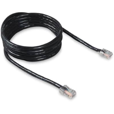 Belkin Cat5e / Cat5 10ft Black Snagless Patch Cable, PVC, UTP, 24 AWG, RJ45, M/M, 350MHz, 10'
