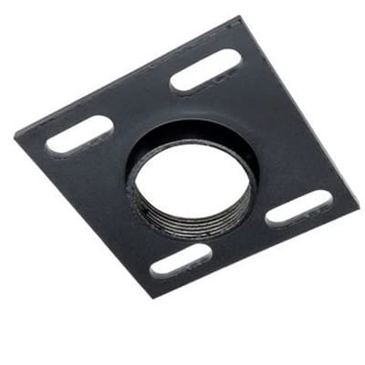4" X 4" Ceiling Plate Black