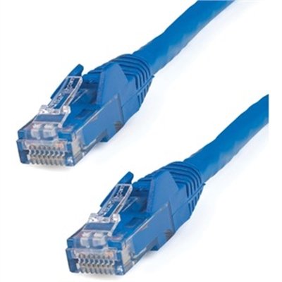 StarTech.com 30ft CAT6 Ethernet Cable Blue Snagless UTP CAT 6 Gigabit Cord/Wire 100W PoE 650MHz