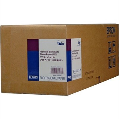 Epson Premium Semimatte Photo Paper (260) - photo paper - semi-matte - 1 roll(s) - Roll (44 in x 100 ft)