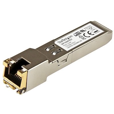 StarTech.com MSA Uncoded SFP Module - 1000BASE-TX - 1GbE  Transceiver Module 100m